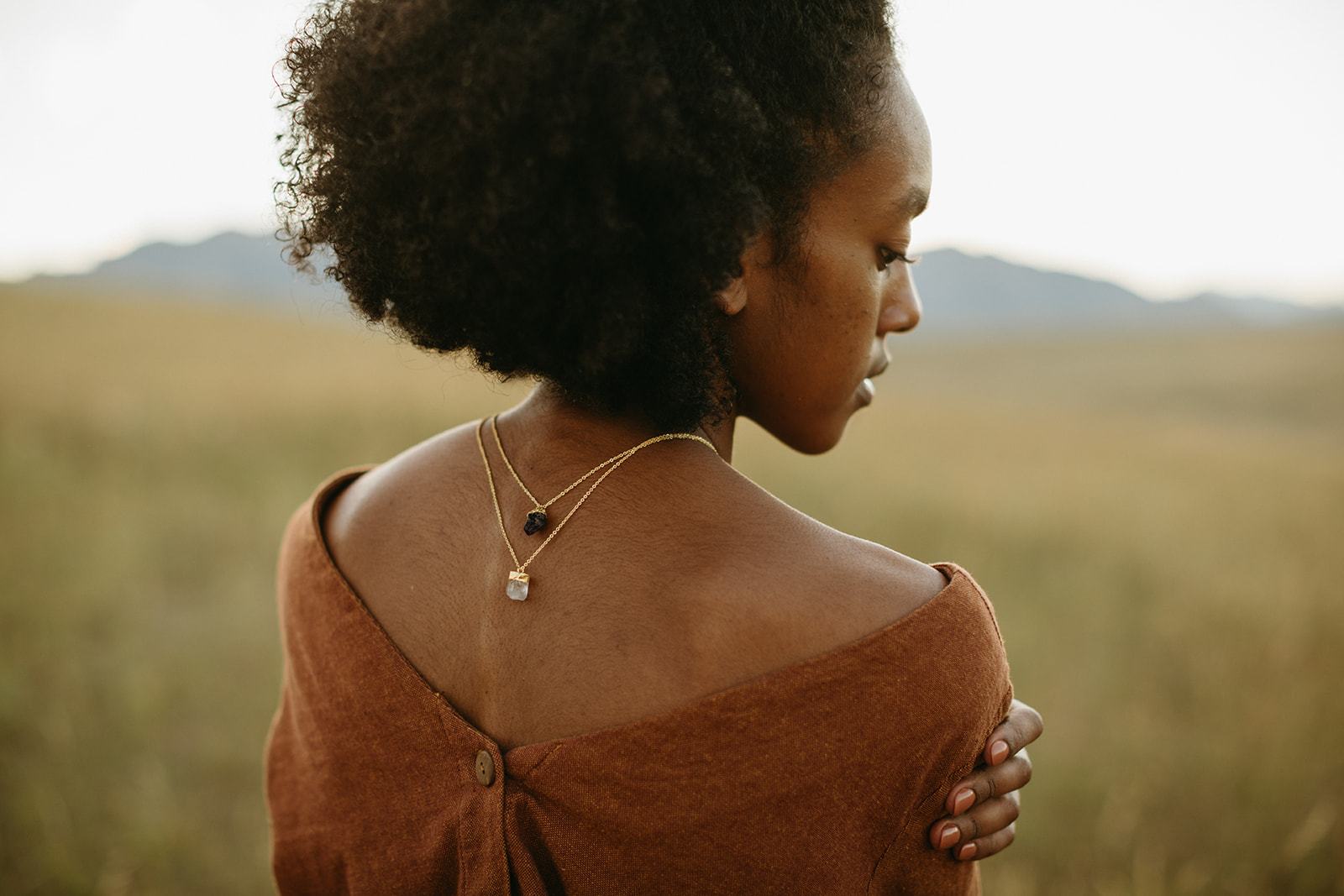 Raw Gemstone Necklace