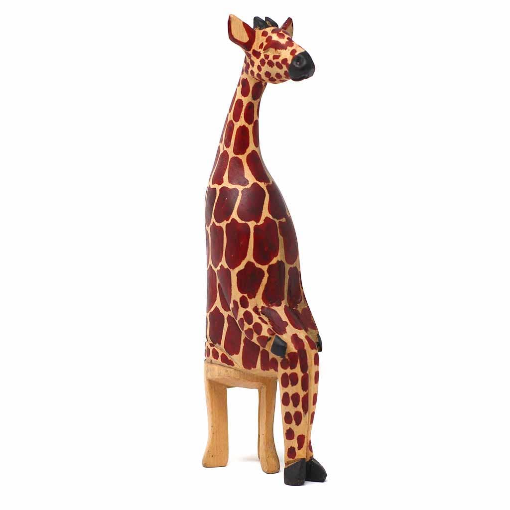 Mahogany Party Safari Animal Sculpture Carving Set