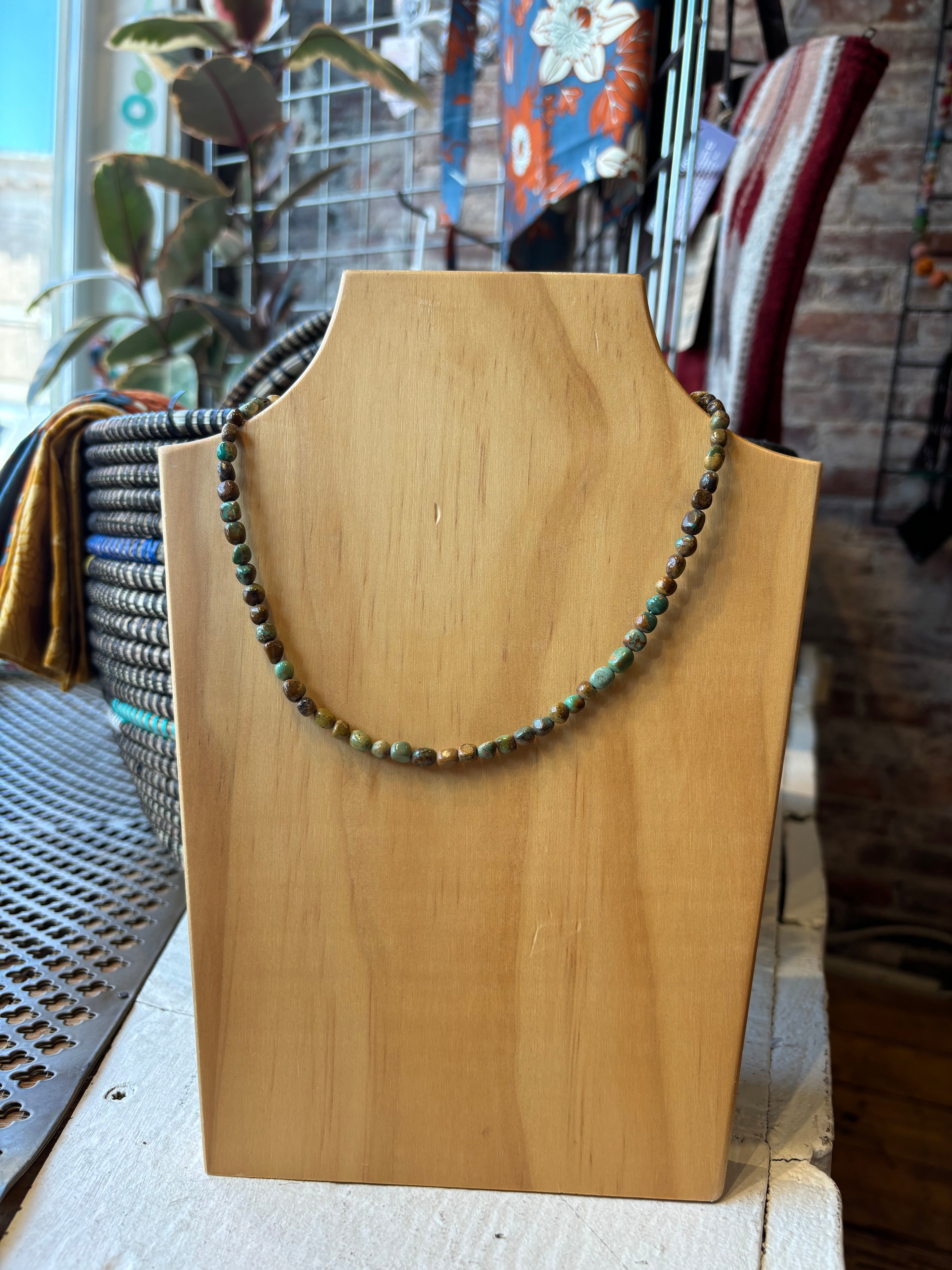 Necklace - Turquoise Bead - Santo Domingo Pueblo