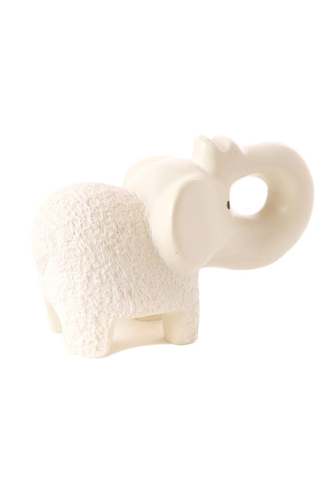 Natural Textured Soapstone Elephant