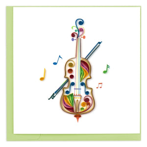 Cello - Quilling Card