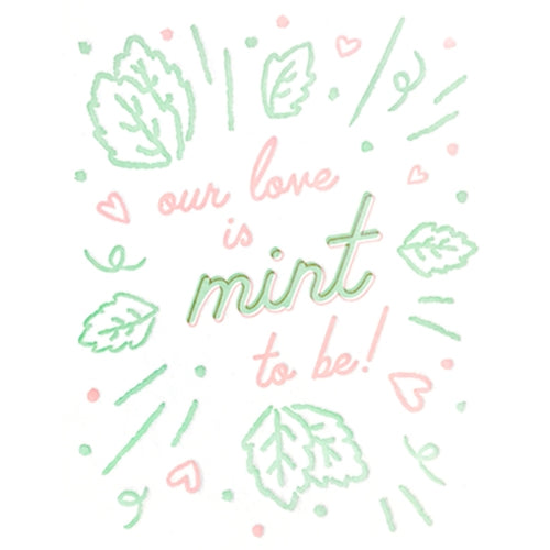 Mint to Be - Recycled Paper Card