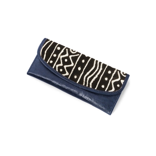 Mud Cloth & Leather Wallet