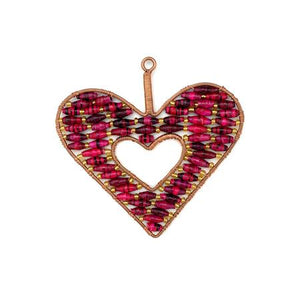 Paper Bead Ornament - Open Heart