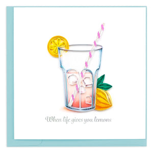 Pink Lemonade - Quilling Card