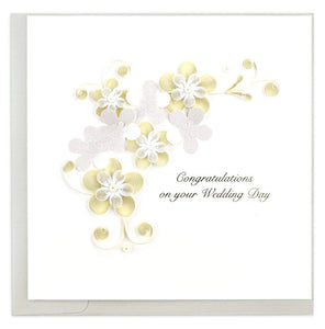 Wedding Congratulations - Quilling Card