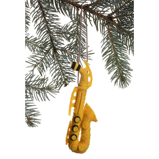 Ornament - Felt Saxophone