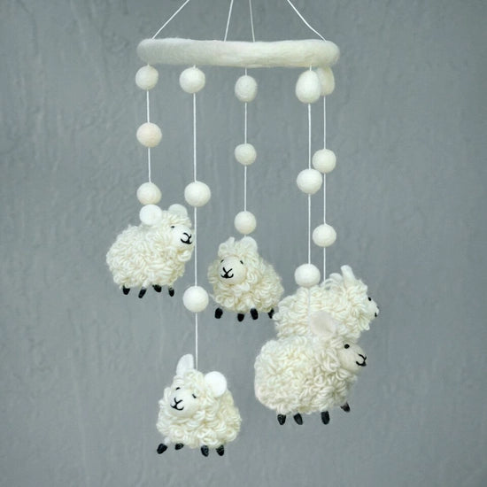 Felted Mobile - Sheep