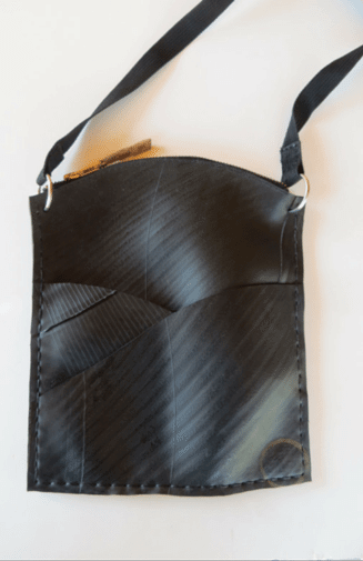 Recycled Rubber Passport Bag