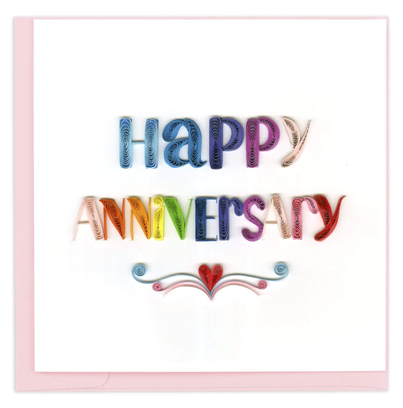 Happy Anniversary - Quilling Card